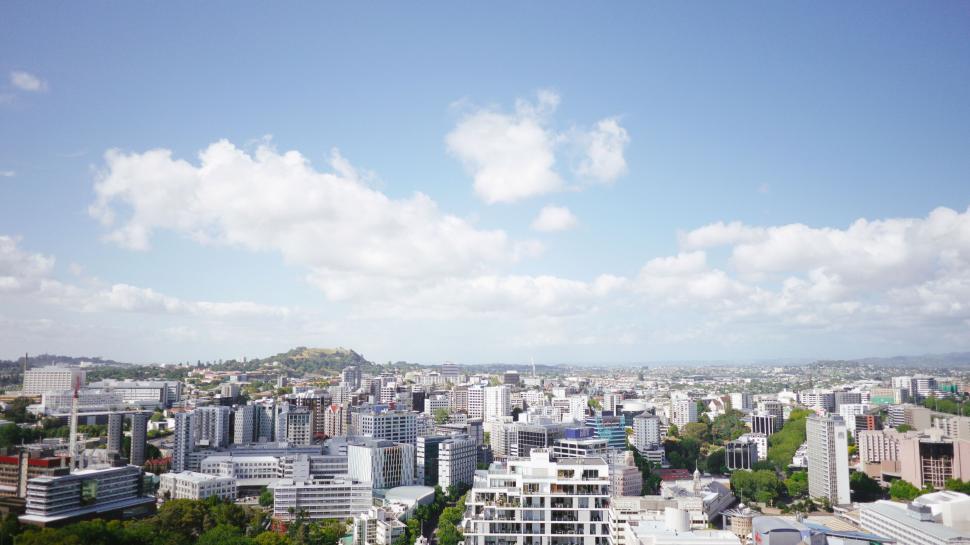 Free Image of A View of a Cityscape From the Top of a Skyscraper 