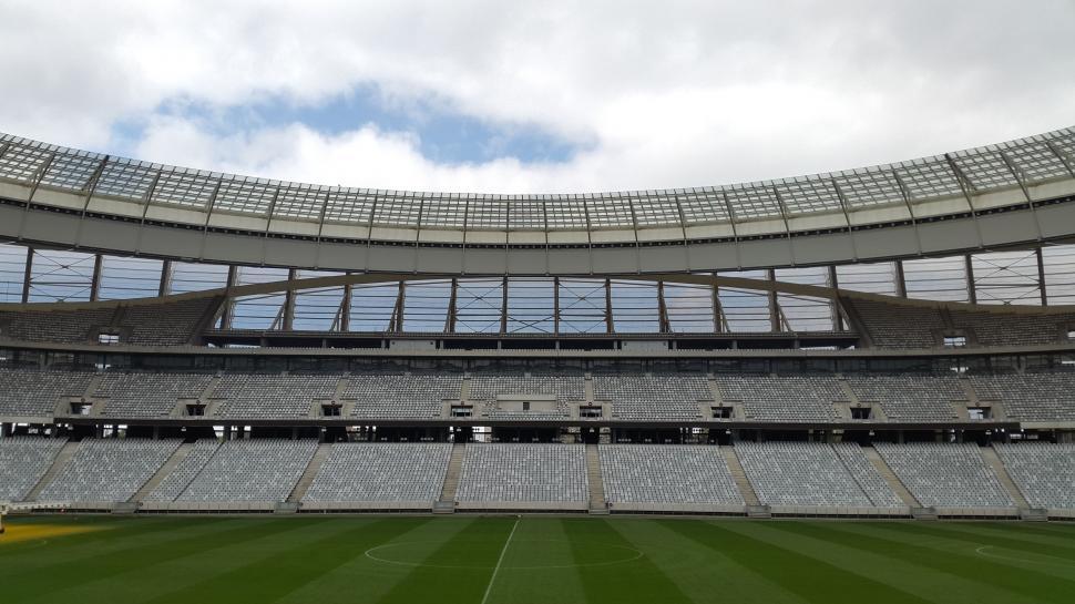 Free Image of Wide Angle View of a Soccer Stadium 