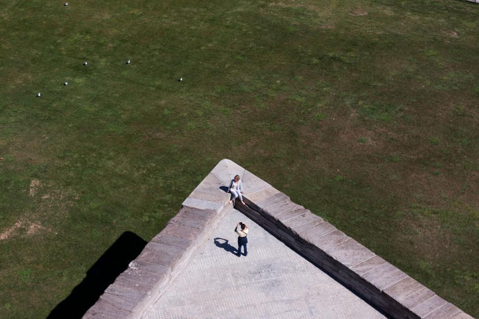 Free Image of Man Standing on Top of Cement Slab 