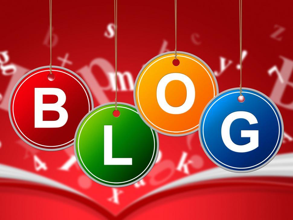 Free Image of Internet Blog Means World Wide Web And Websites 