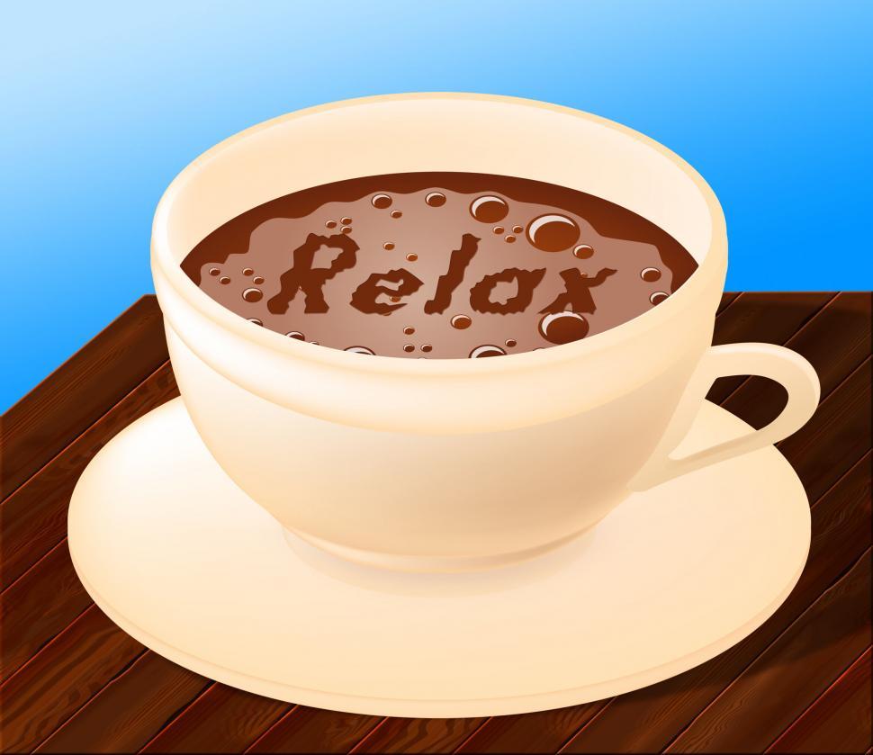 Free Image of Relax Coffee Indicates Relaxation Relief And Cafe 