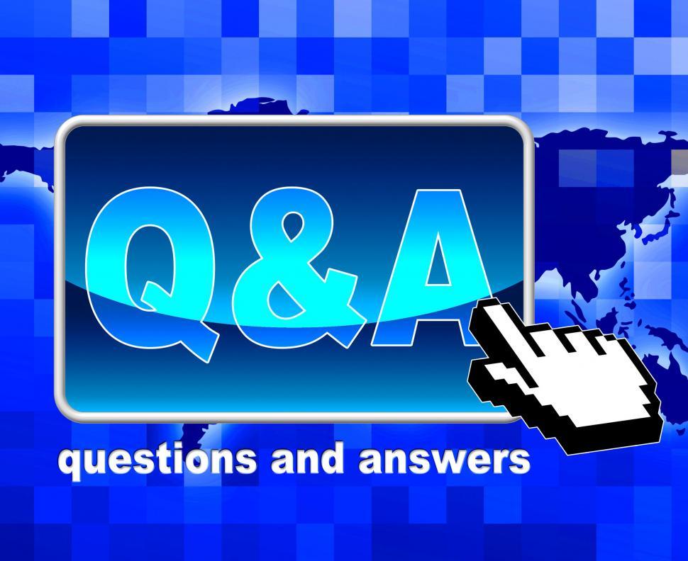 Free Image of Q And A Shows World Wide Web And Net 