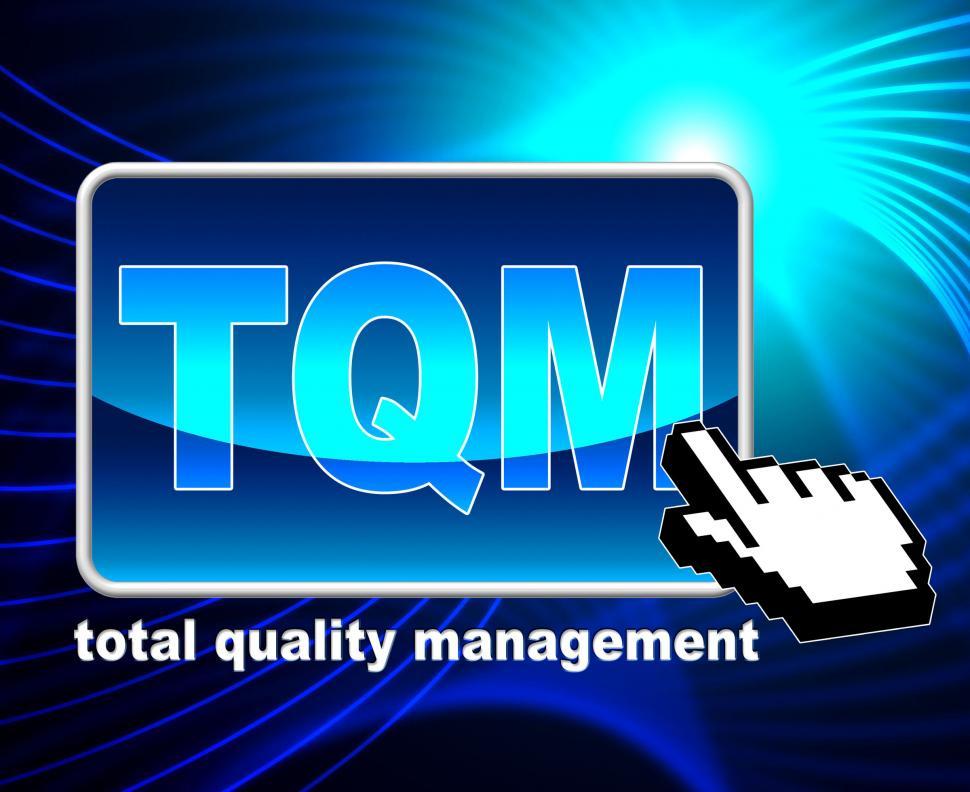Free Image of Total Quality Management Represents World Wide Web And Approval 