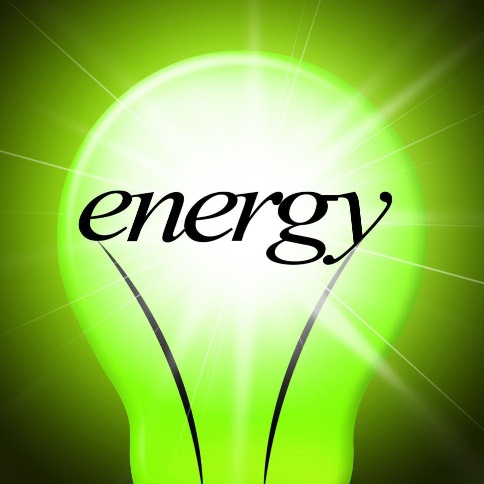 Free Image of Energy Lightbulb Shows Earth Day And Eco-Friendly 