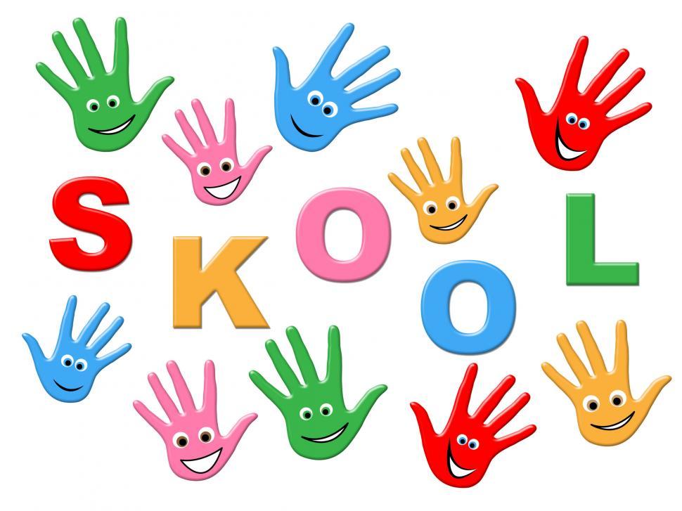 Free Image of School Kids Indicates Children Develop And Studying 
