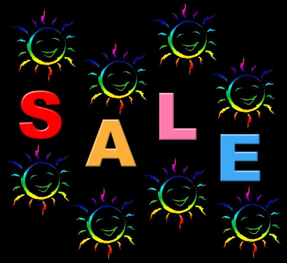 Free Image of Sale Kids Indicates Toddlers Discount And Child 