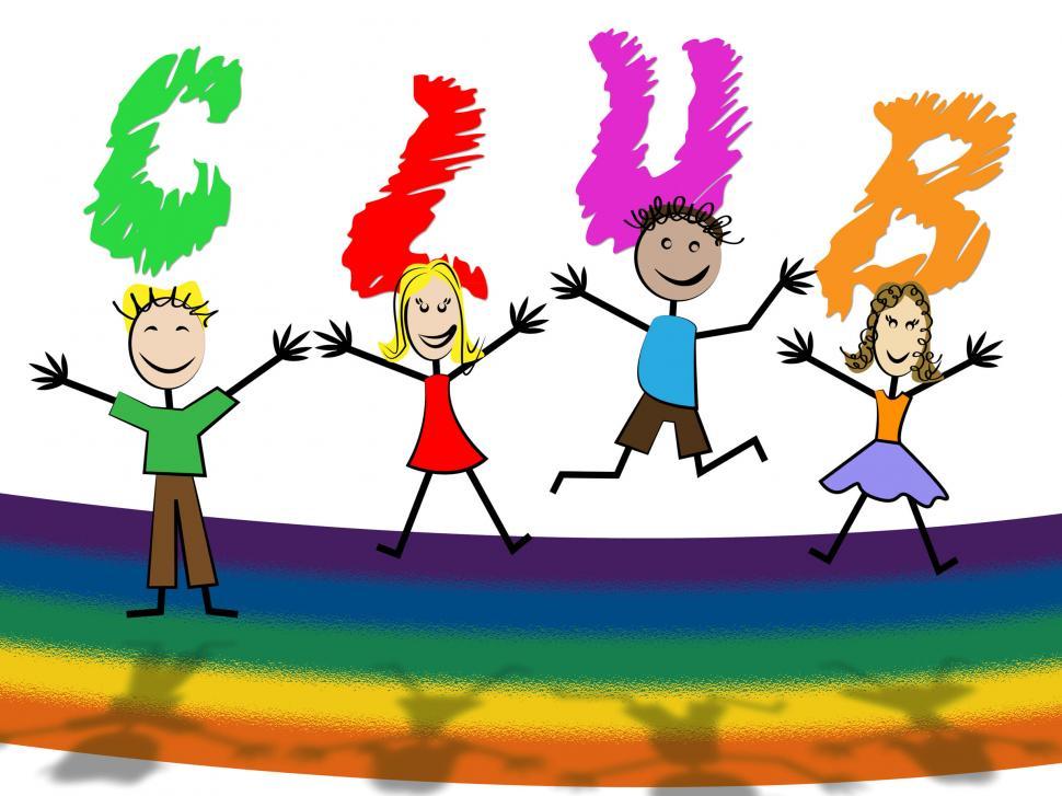 Free Image of Kids Club Indicates Child Association And Apply 