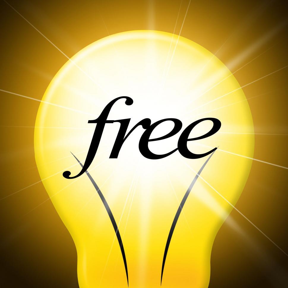 Free Image of Freedom Free Represents With Our Compliments And Escaped 