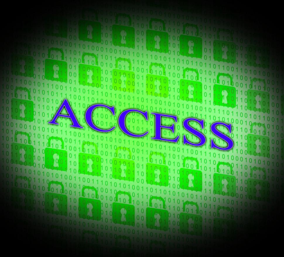 Free Image of Security Access Represents Protect Encrypt And Accessible 