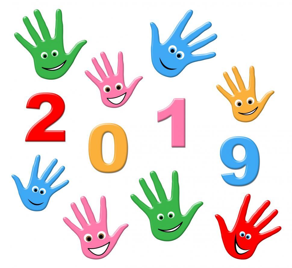 Free Image of New Year Represents Two Thosand Nineteen And Celebrating 