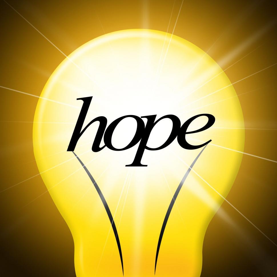 Free Image of Hope Lightbulb Represents Want Wishes And Wants 