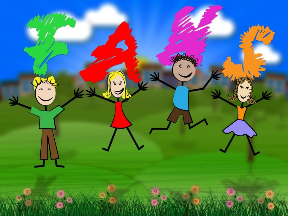Free Image of Kids Fans Means Social Media And Youths 