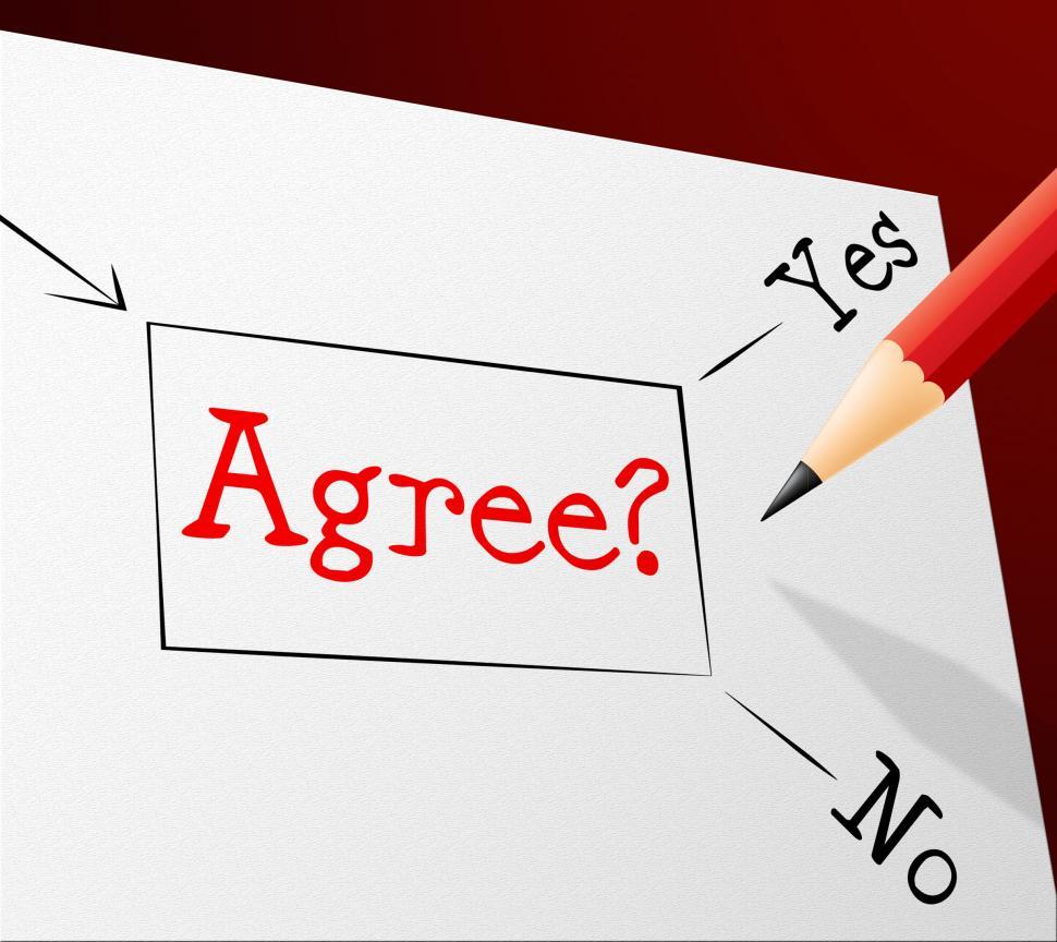 Free Image of Choice Agree Represents All Right And Okay 