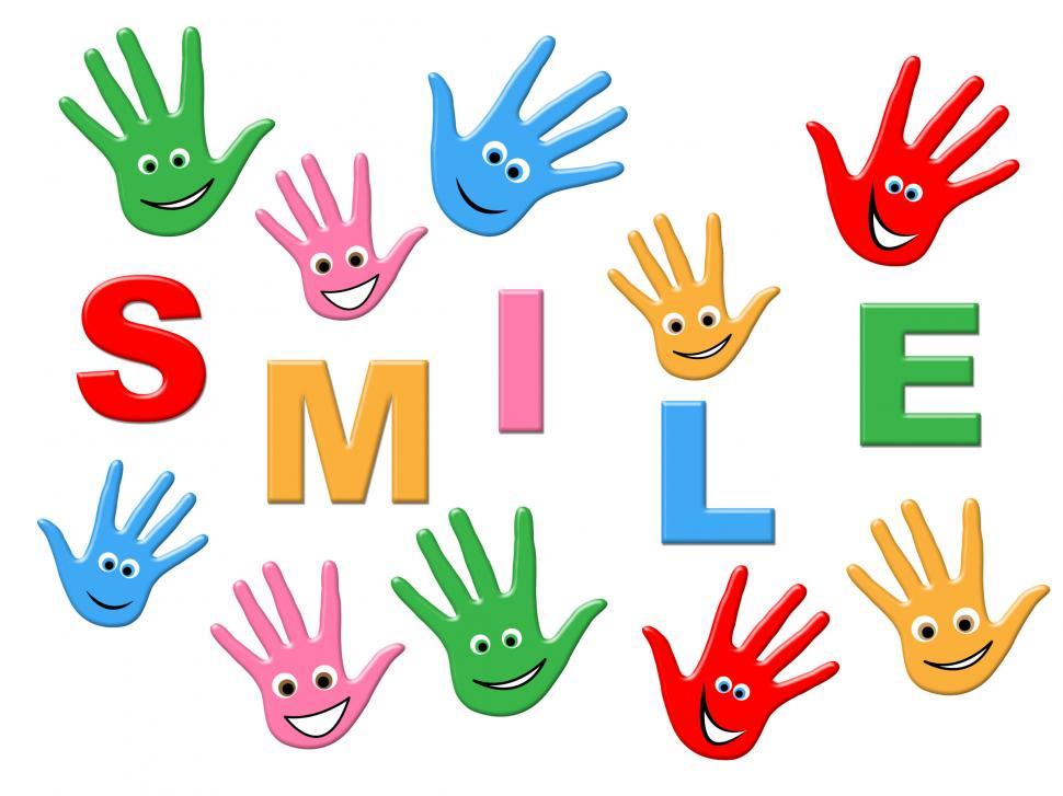 Free Image of Joy Smile Indicates Drawing Child And Colorful 