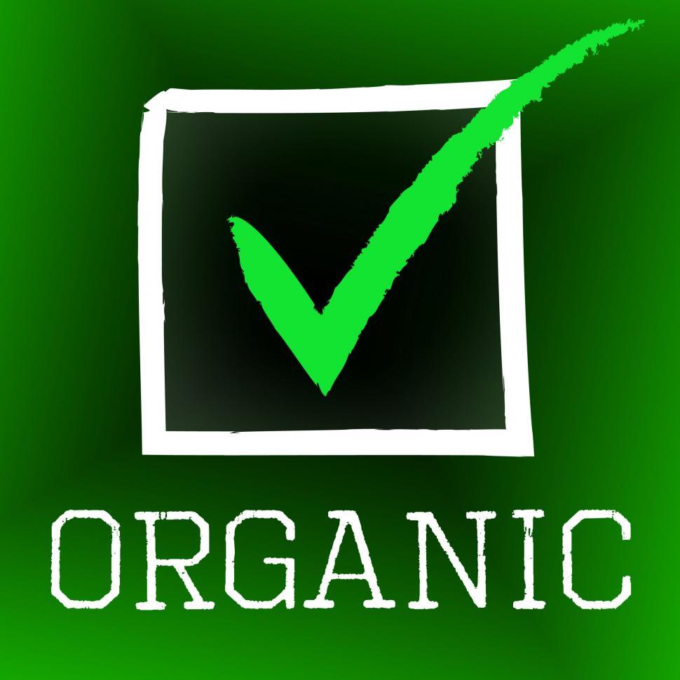 Free Image of Tick Organic Shows Checkmark Healthy And Confirmed 
