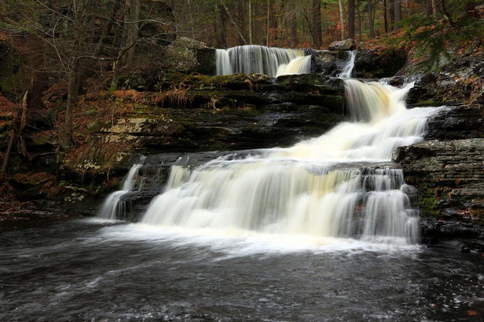 Free Image of Factory Falls at George W. Childs Recreation Site. Dingmans Ferr 