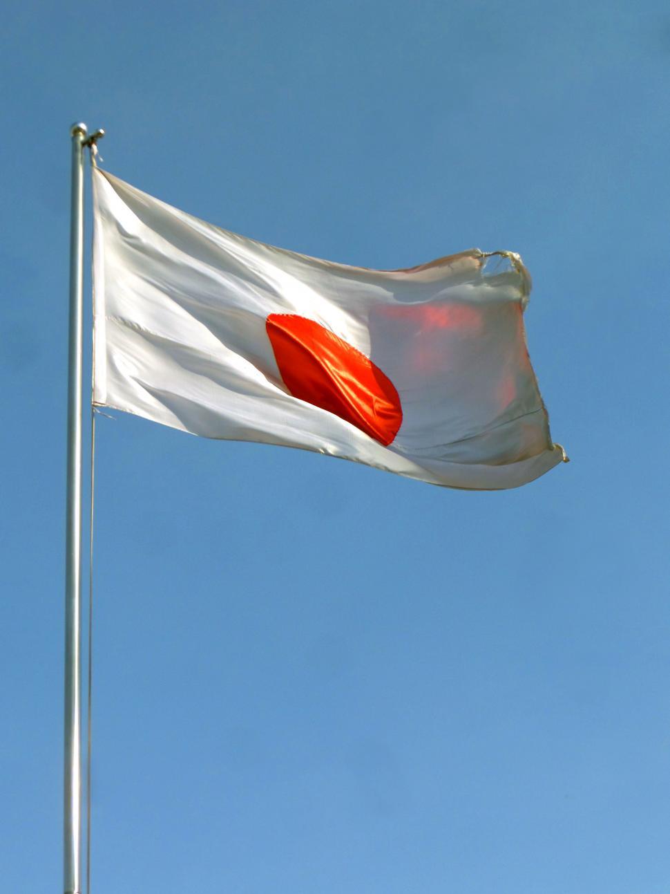Free Image of The Japanese flag 