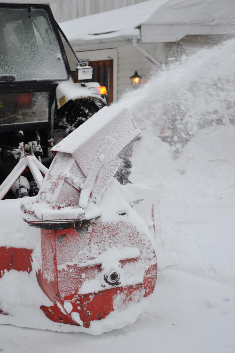 Free Image of Snow clearance machinery 