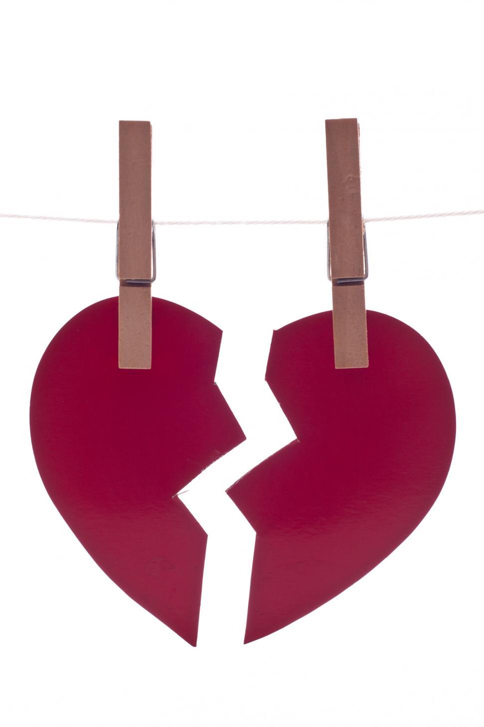 Free Image of Broken heart 
