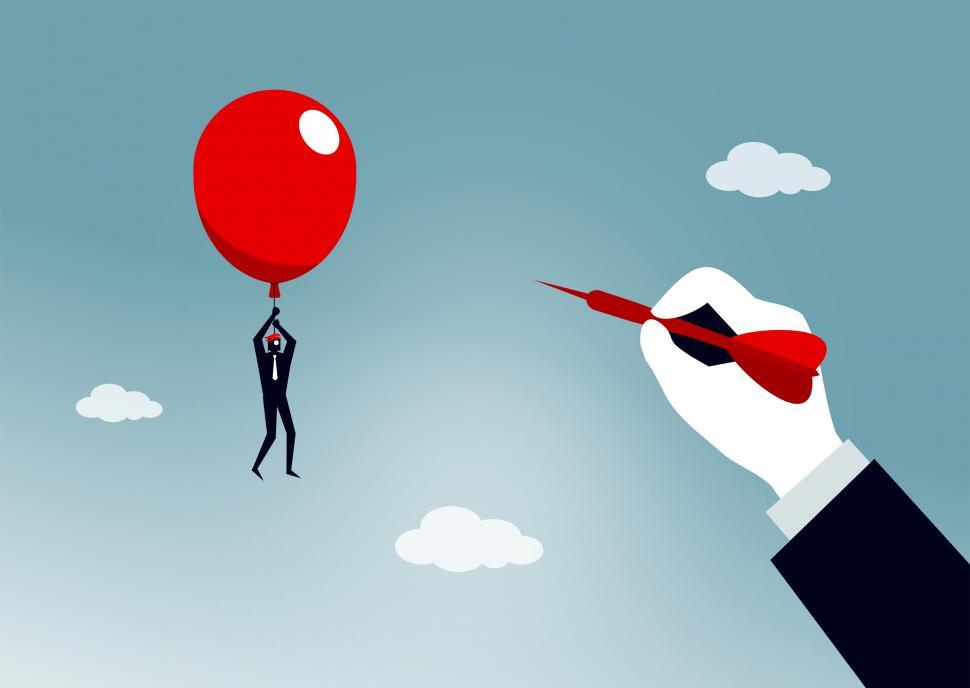 Free Image of Disloyalty - A Man Deflates Your High-flying Ambitions 