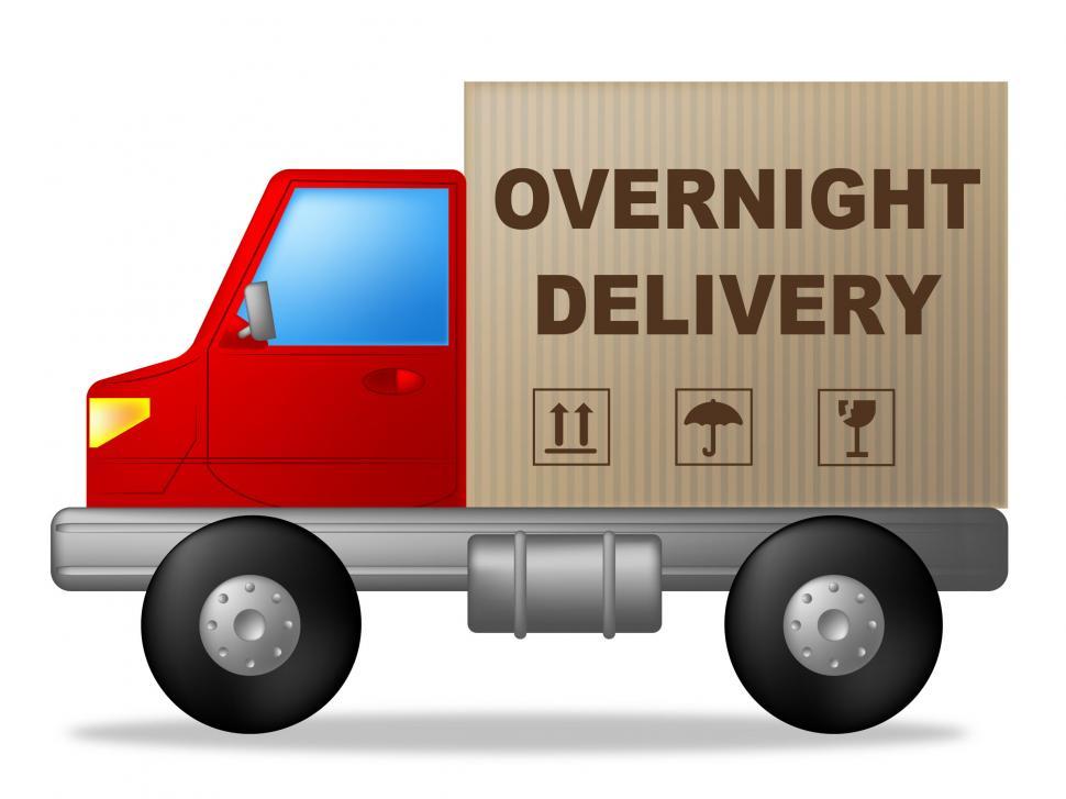 Free Image of Overnight Delivery Means Next Day And Express 