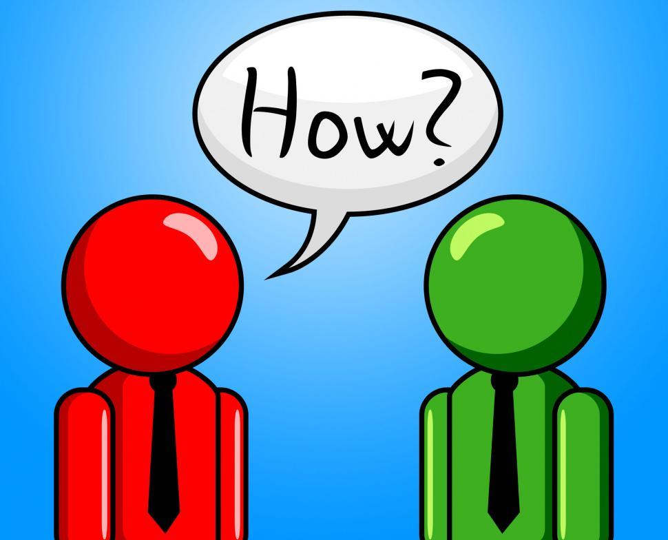 Free Image of How Question Indicates Frequently Asked Questions And Answer 