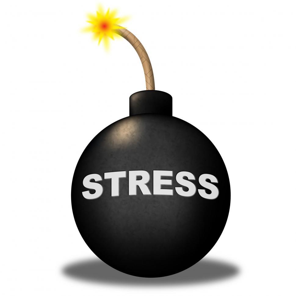 Free Image of Stress Alert Shows Hazard Explosive And Stressed 