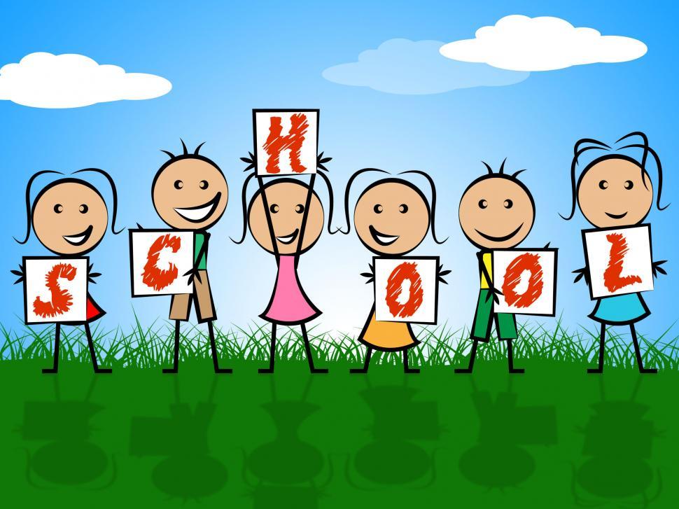 Free Image of School Kids Means Educate Education And Youngsters 