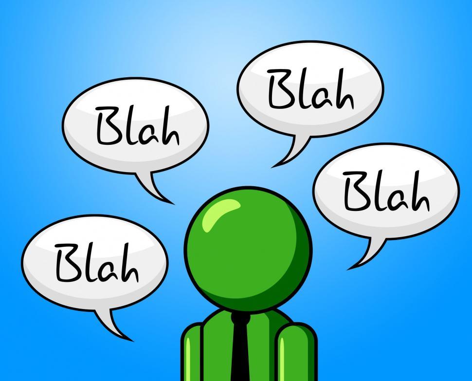 Free Image of Blah Conversation Shows Chat Conference And Gossip 