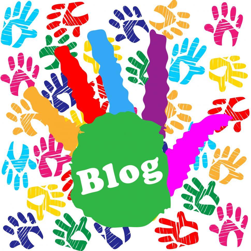 Free Image of Kids Blog Indicates Child Online And Website 