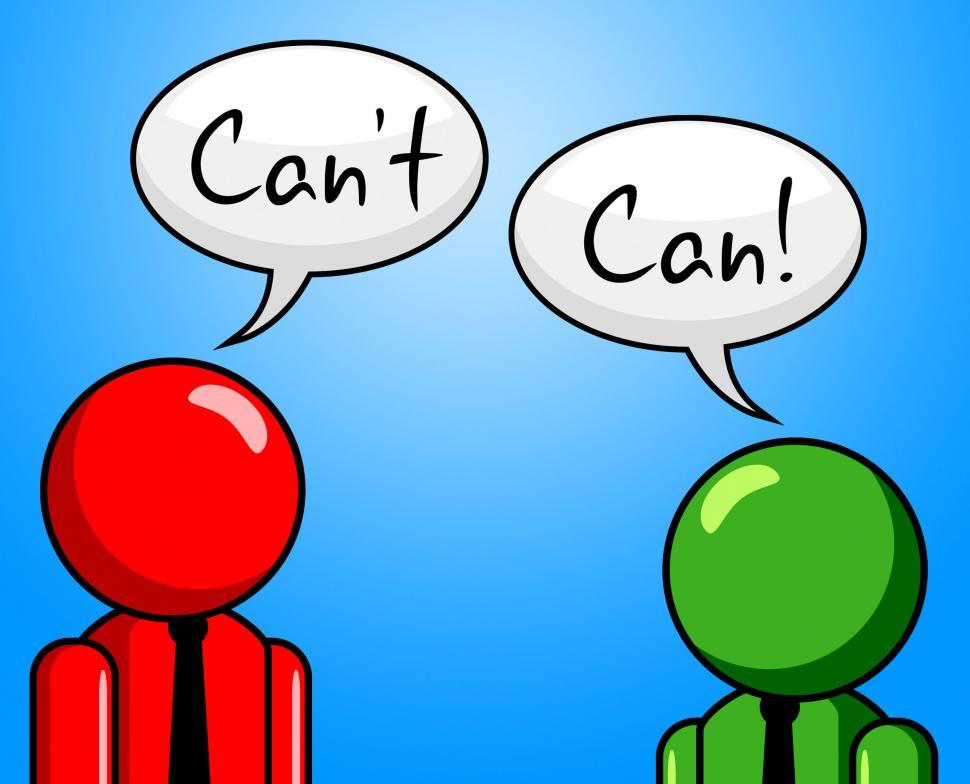 Free Image of Can t Can Represents Within Reach And Achievable 