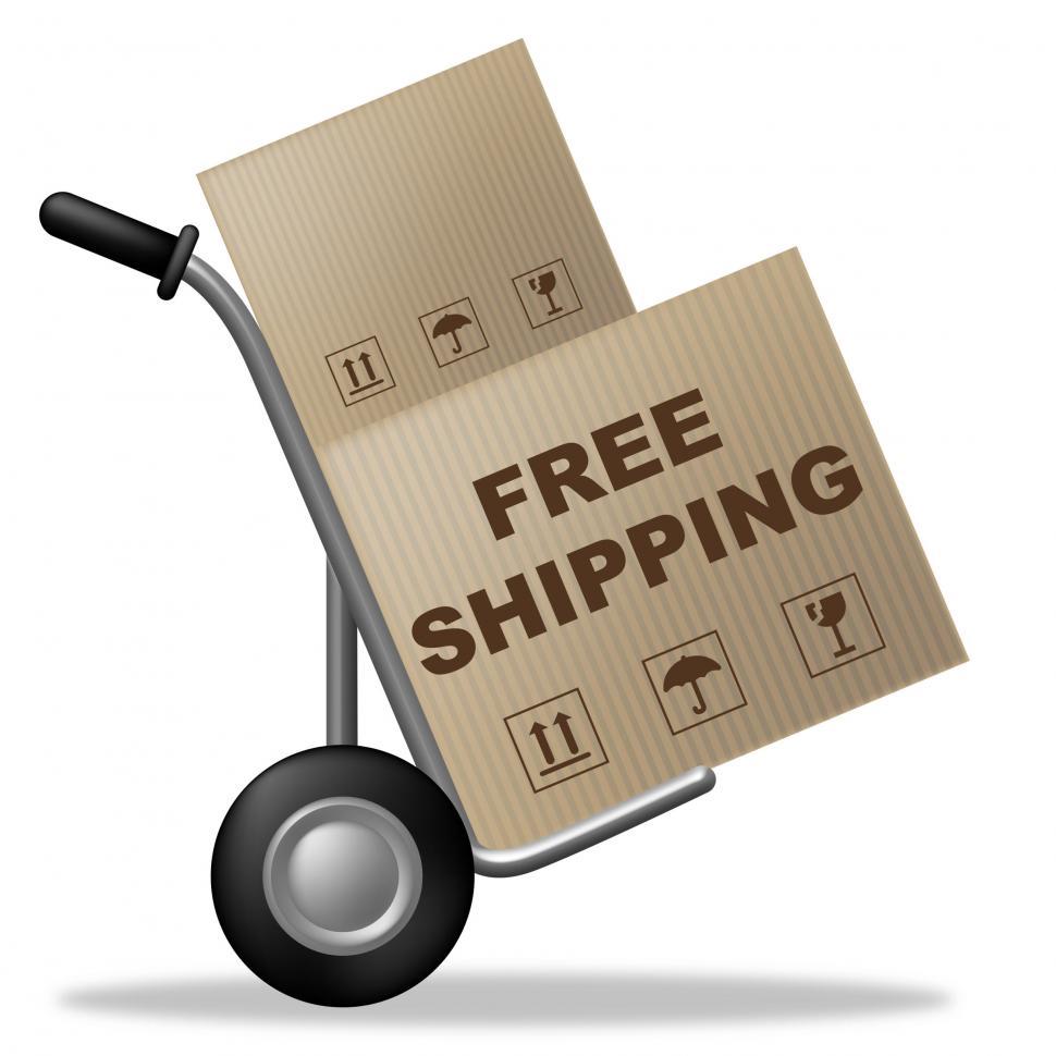 Free Image of Free Shipping Represents With Our Compliments And Complimentary 