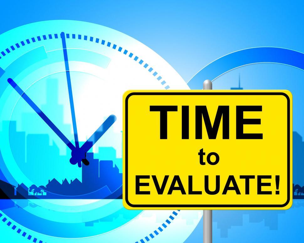 Free Image of Time To Evaluate Indicates Right Now And Assessment 