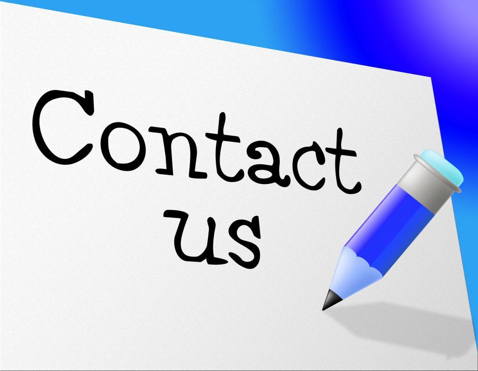 Free Image of Contact Us Means Send Message And Communicate 