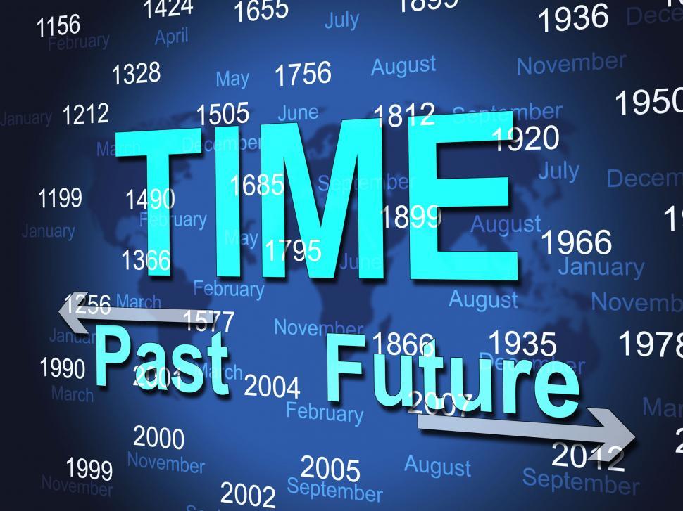 Free Image of Time Line Shows At The Moment And Ended 
