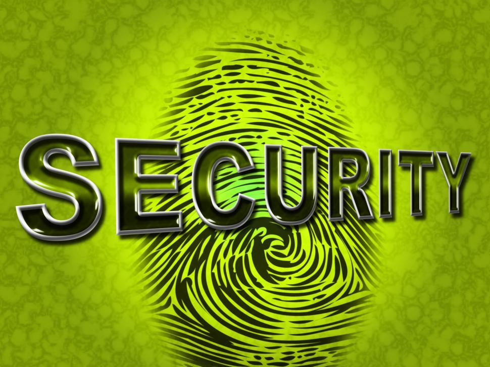 Free Image of Security Fingerprint Indicates Company Id And Brand 