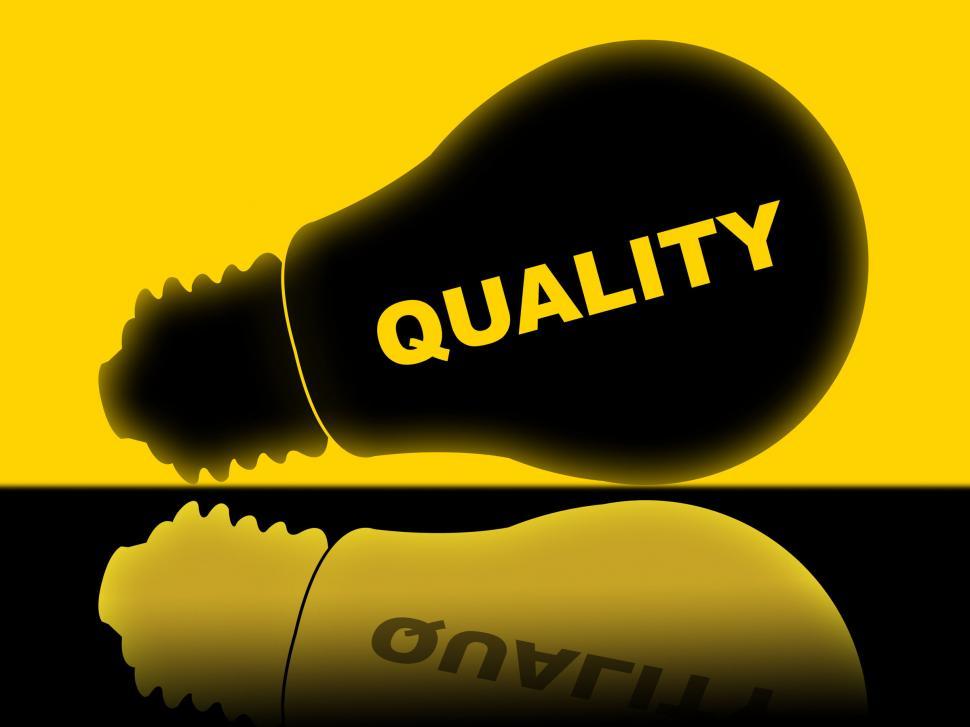 Free Image of Quality Lightbulb Indicates Check Approved And Certified 