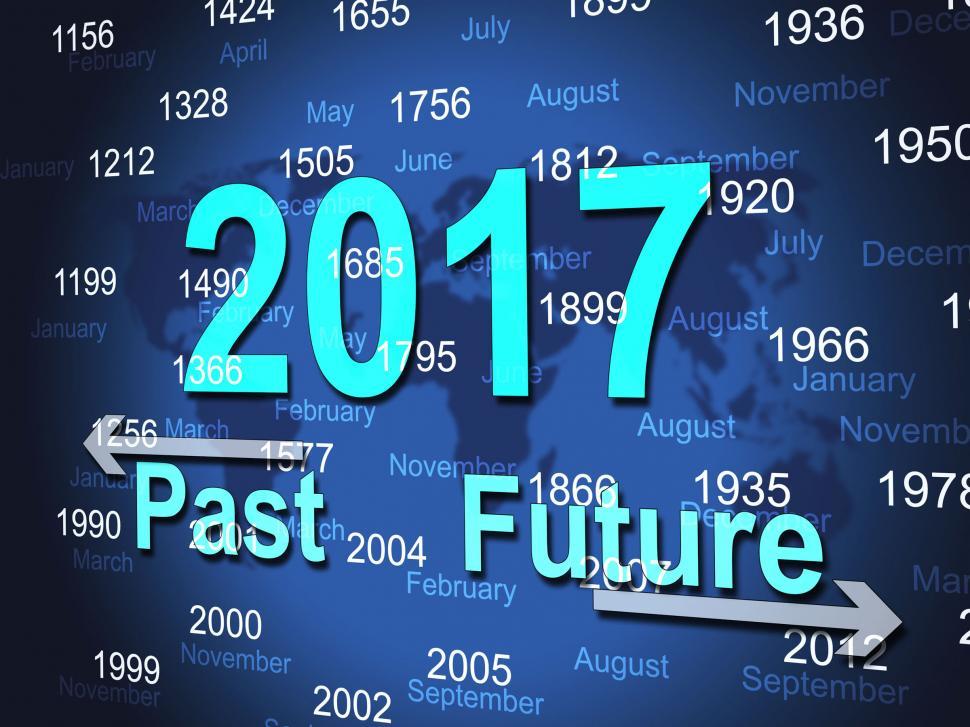Free Image of Year Twenty Seventeen Represents Partying New-Year And Schedule 