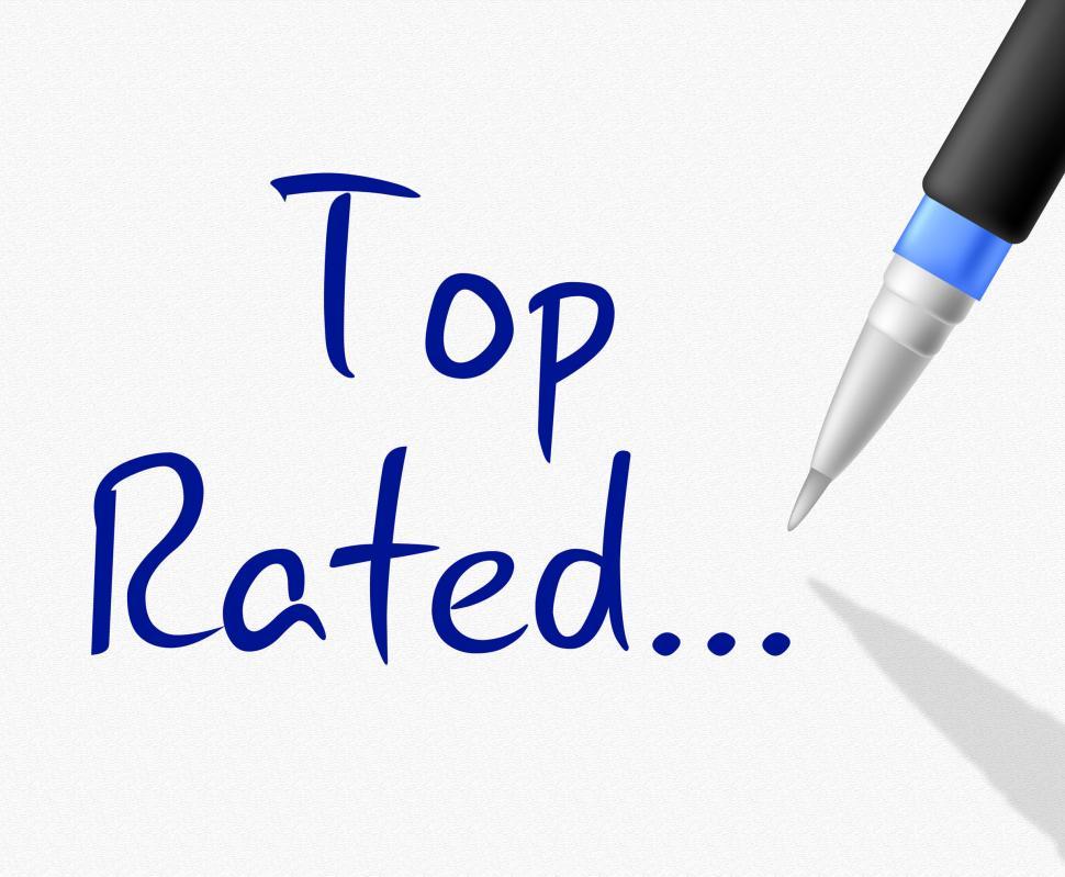 Free Image of Top Rated Shows Number One And Best 