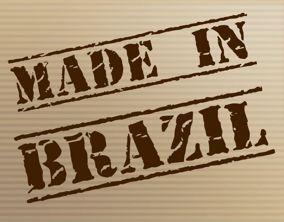 Free Image of Made In Brazil Means South America And Brazilian 