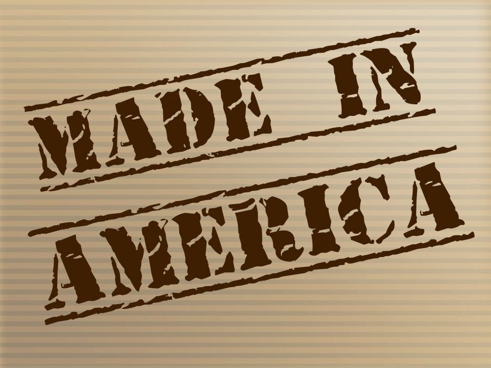 Free Image of Made In America Represents The United States And Americas 