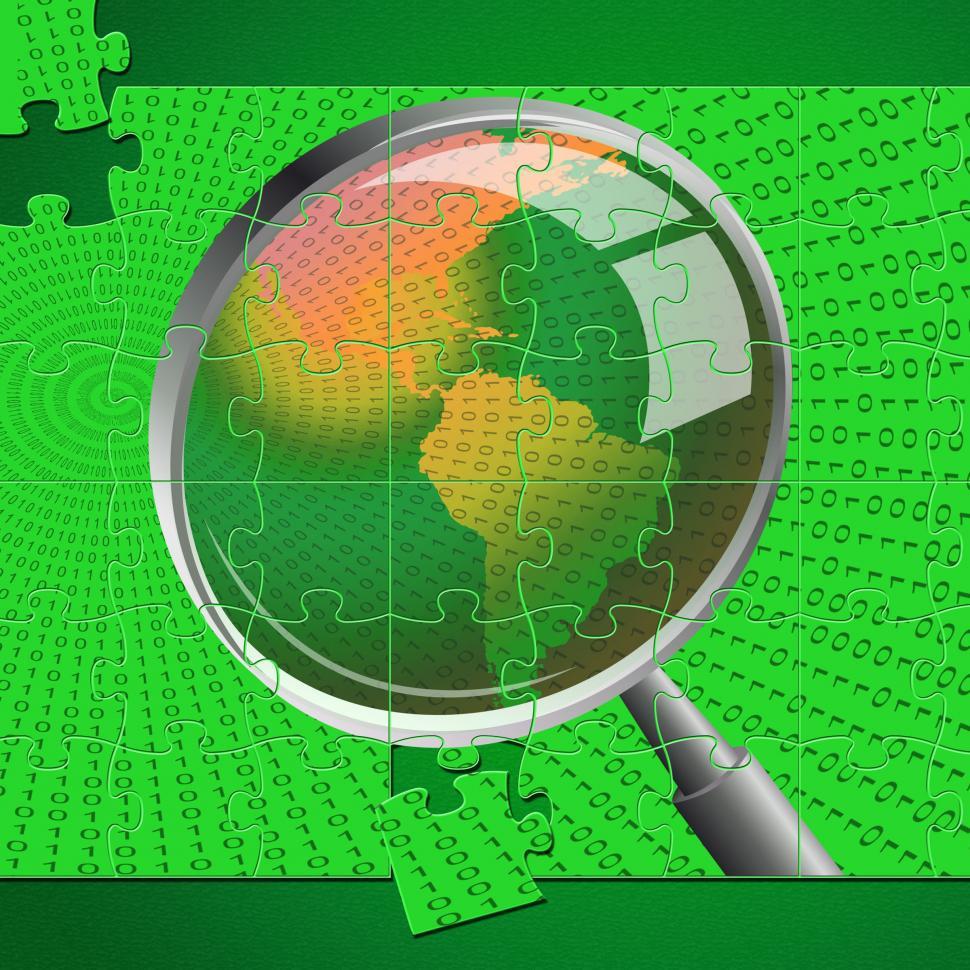 Free Image of Magnifying Glass Indicates Check Up And Checkup 