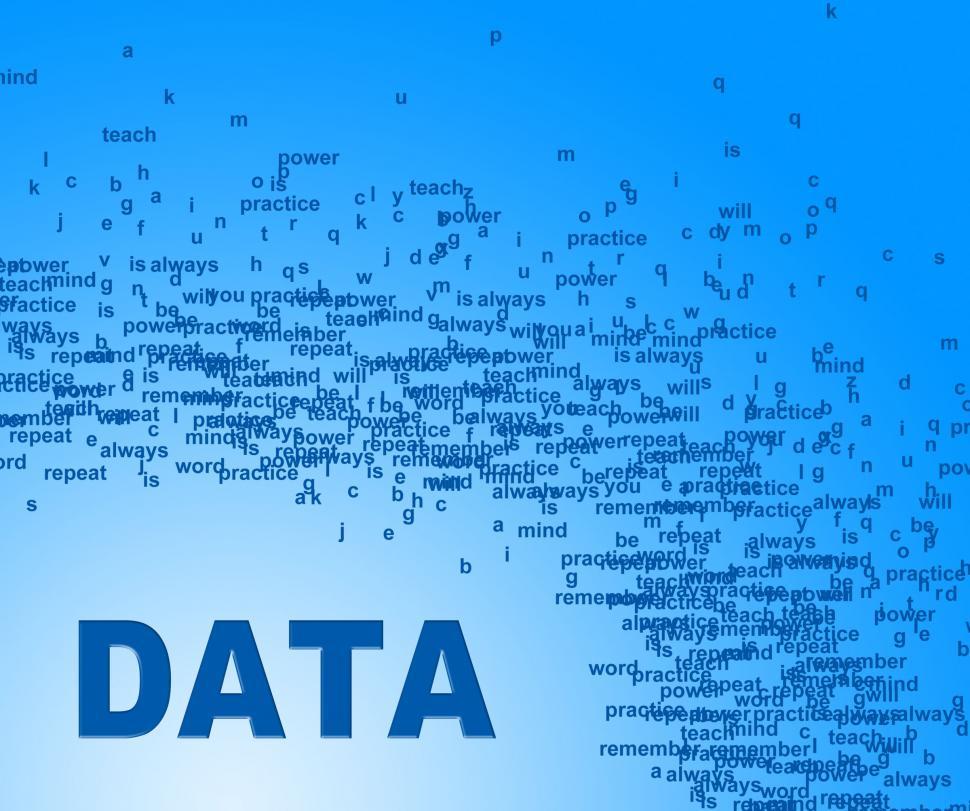 Free Image of Data Words Means Info Inform And Advisor 