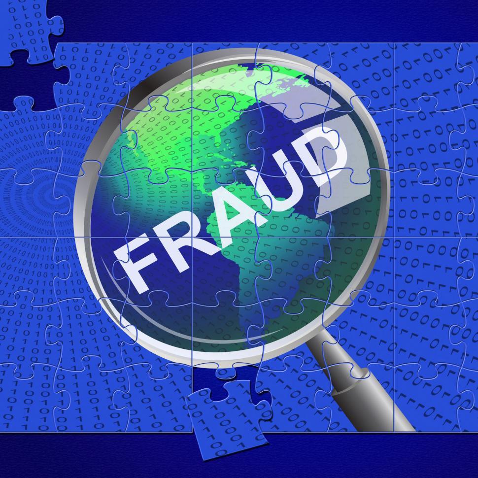 Free Image of Fraud Magnifier Indicates Rip Off And Con 