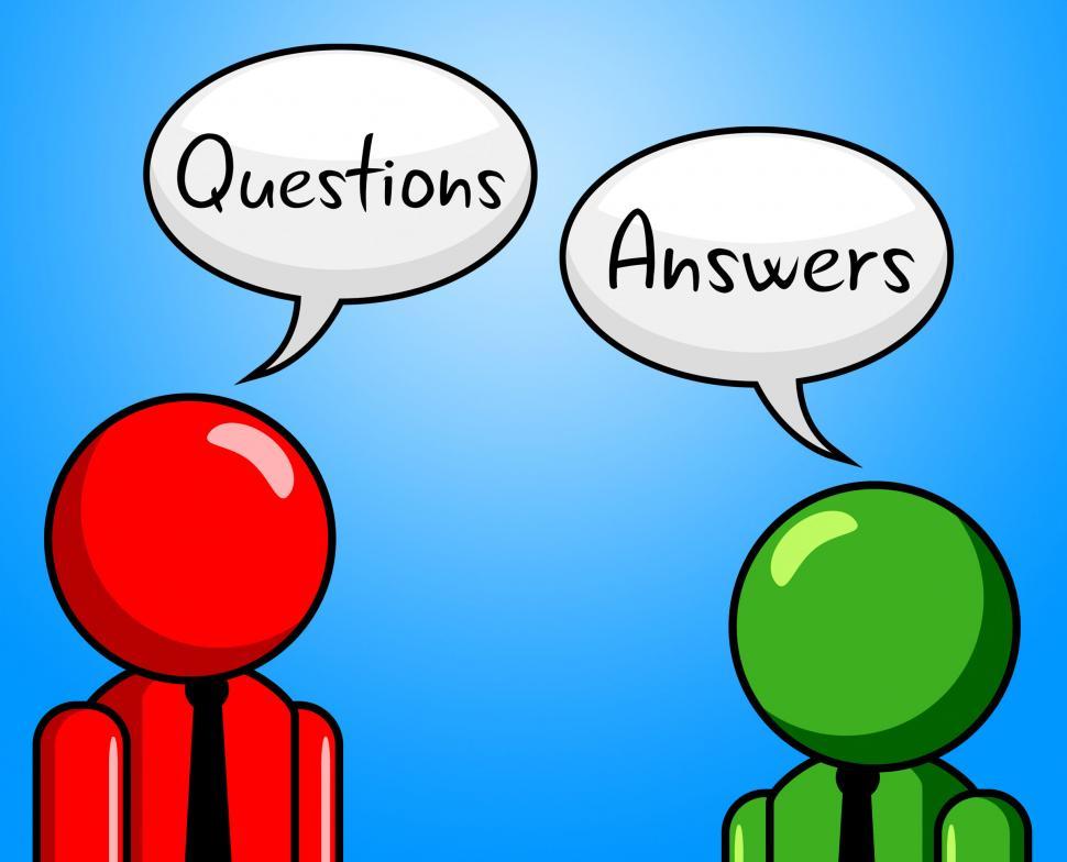 Free Image of Questions Answers Indicates Questioning Asked And Assistance 