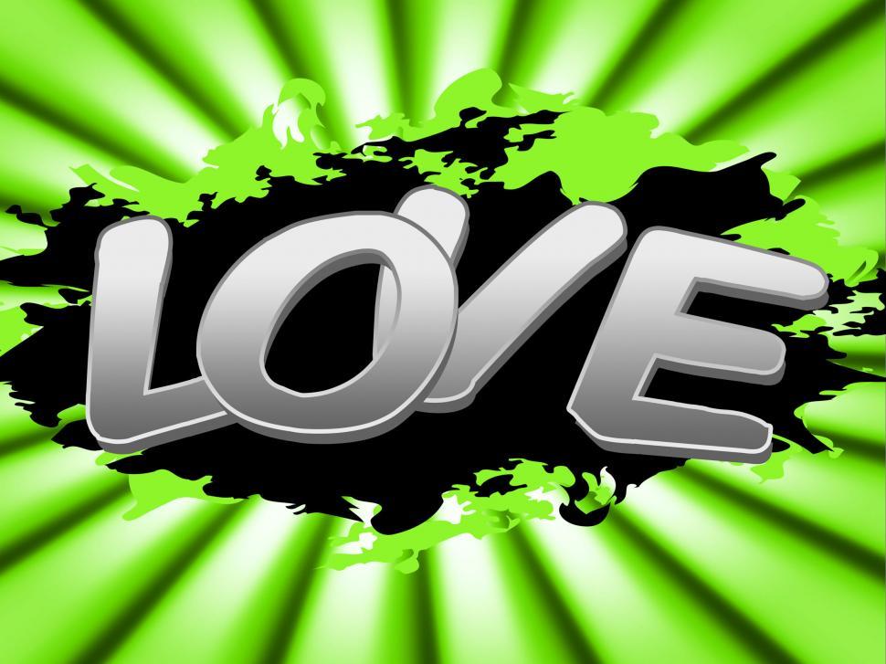 Free Image of Love Sign Represents Compassionate Dating And Display 