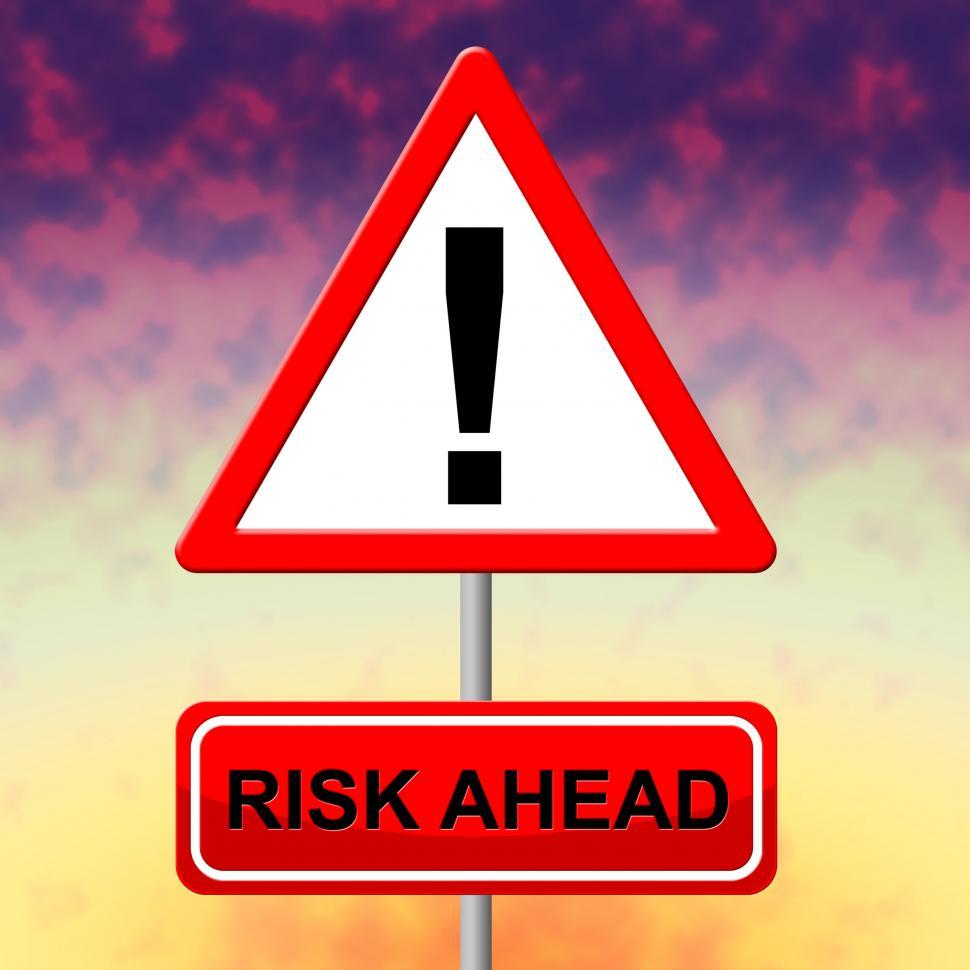 Free Image of Risk Ahead Means Dangerous Risks And Hazard 