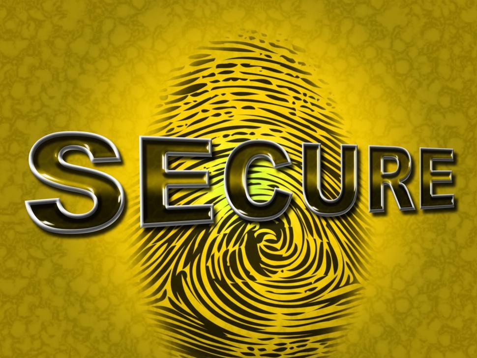 Free Image of Secure Access Indicates Password Fingerprint And Protected 
