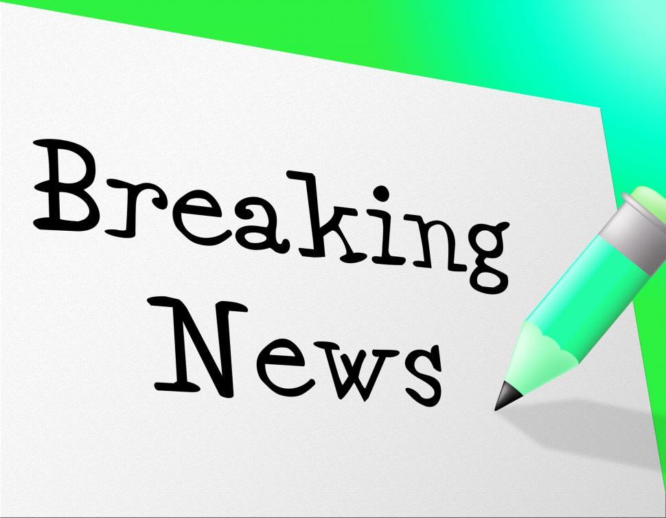 Free Image of Breaking News Means At The Moment And Info 