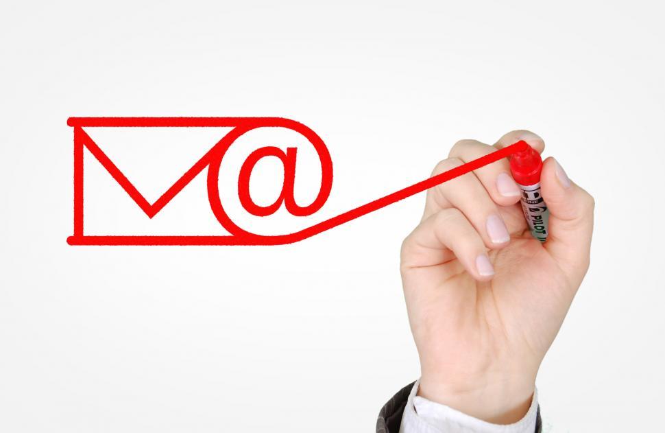 Free Image of Sending E-mail Concept - Email and Newsletters Campaign 